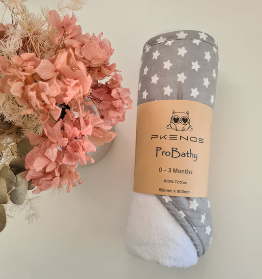 ProBathy Baby Towel/Apron Grey